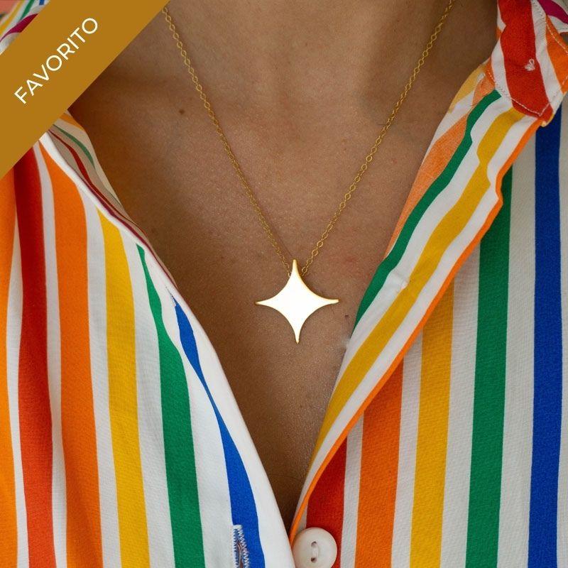 Star Necklace in Gold - emme