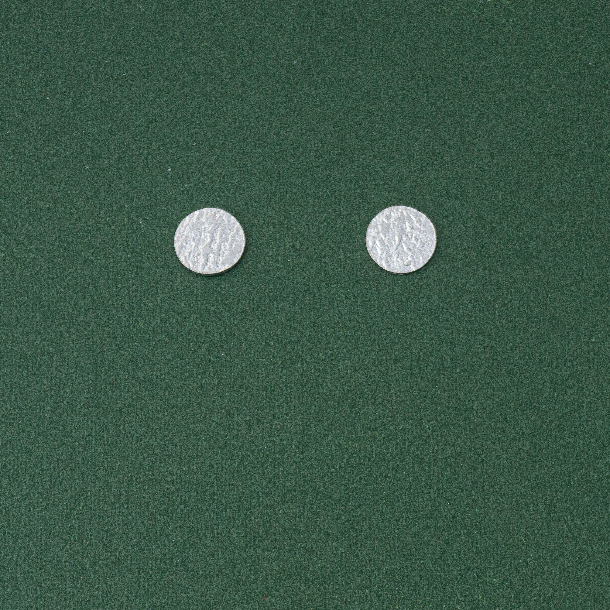 Mini Dot Stud Earrings in Silver - emme